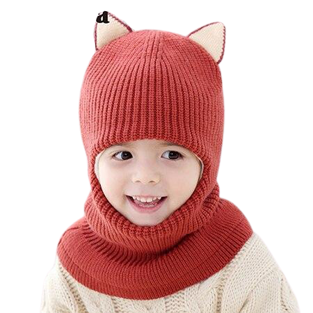 Bonnet Renard Cagoule Enfant