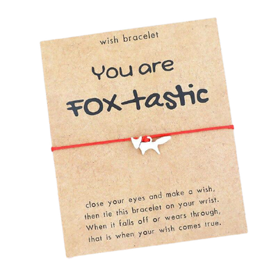 Bracelet Renard Cadeau You are Foxtastic