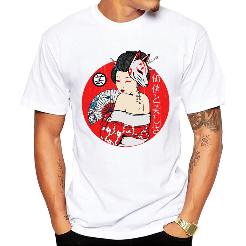 t-shirt geisha sexy