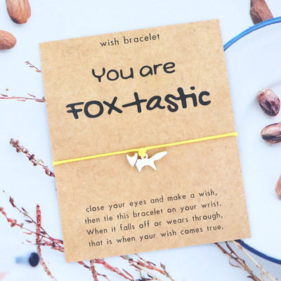 Bracelet Renard Cadeau You are Foxtastic