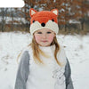 bonnet renard fille tricot