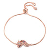 bracelet renard or rose