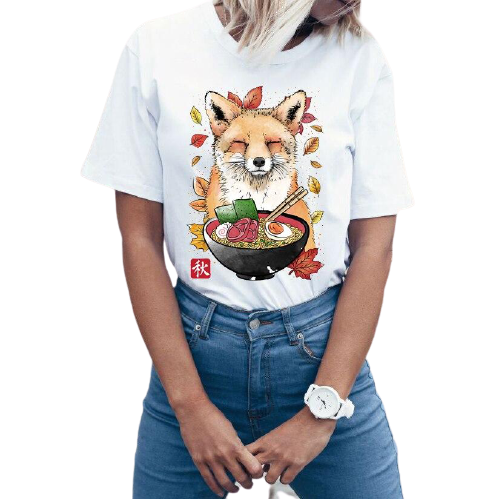 T-Shirts Renard Femme Ramen