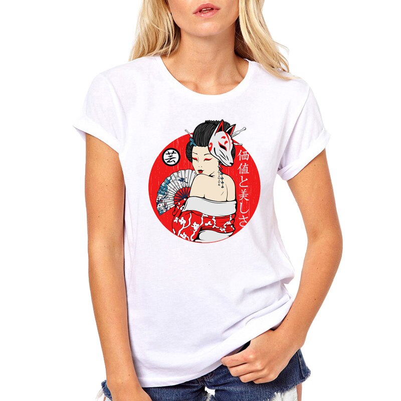 t-shirt geisha sexy