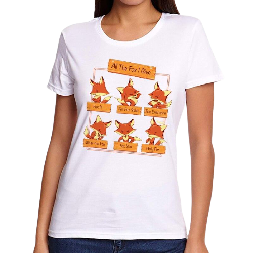 T-Shirt Renard Femme Humeurs
