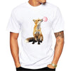 t-shirt renard chewing-gum