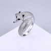 Bague renard femme argent