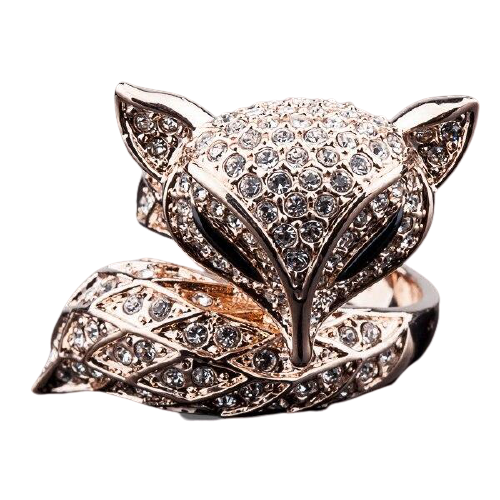 Bague renard femme clearance