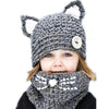 Bonnet Renard Enfant + Echarpe 2 pièces