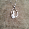 Collier Renard Femme Animal Argent