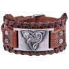 Bracelet Renard Viking Triquetra Cuir