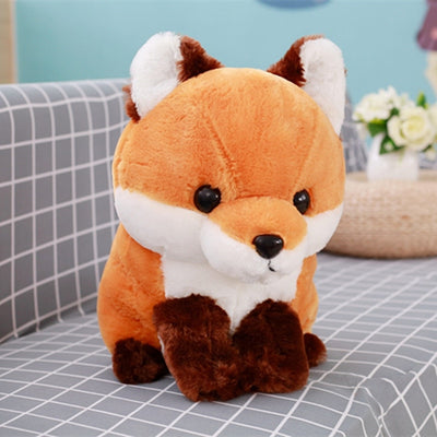 peluche renard roux