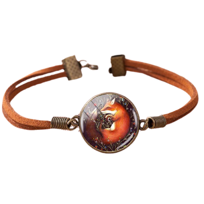 bracelet renard roux