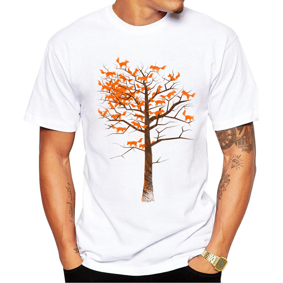 t-shirt arbre à renard