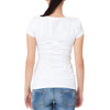 t-shirt femme blanc vu de dos