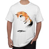 t-shirt renard aquarelle