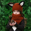 Bonnet Renard Enfant + Echarpe 2 pièces