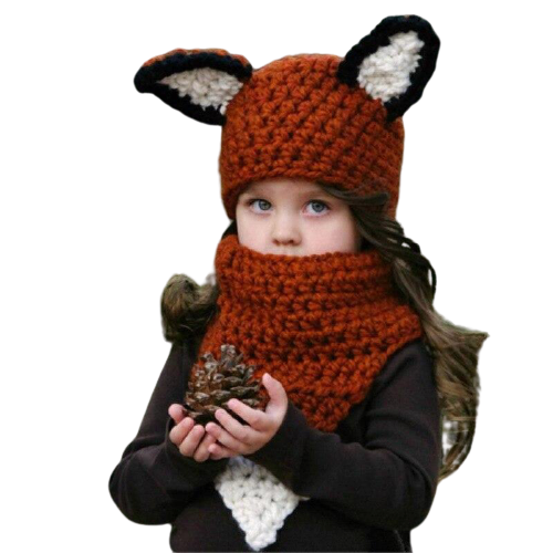 Bonnet renard (enfant 2-3 ans) - Fée Crochette