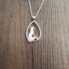 Collier Renard Femme Animal Argent