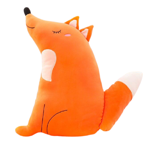 Peluche Renard Plat Oreiller Doux