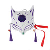 masque renard japonais violet
