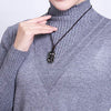 collier renard totem obsidienne