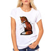 t-shirt renard dessin