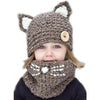 Bonnet Renard Enfant + Echarpe 2 pièces