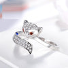 bague renard argent