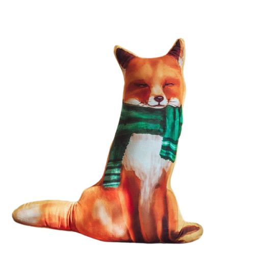 Peluche Renard Oreiller Décoration