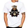 t-shirt renard moto