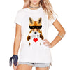 t-shirt renard voleur de coeurs masqué