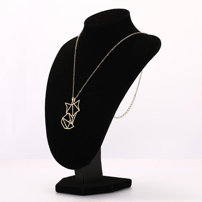 collier renard origami or