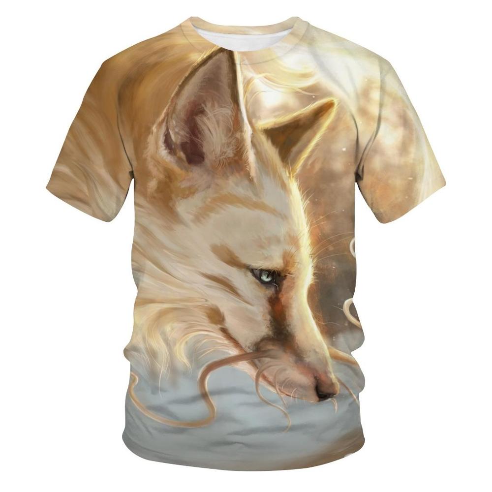 t-shirt avec renard légendaire japonais