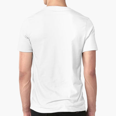 t-shirt blanc de dos