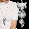 collier renard pierre blanche
