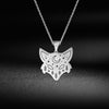 collier renard astral argent