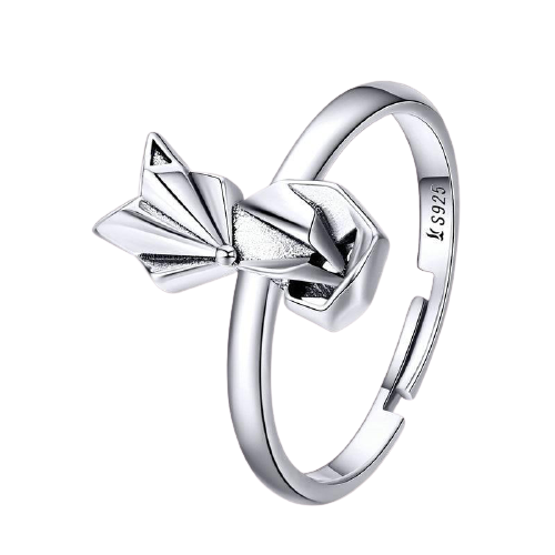 Bague Renard Femme Minimaliste Argent