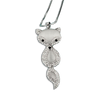 collier renard pierre blanche