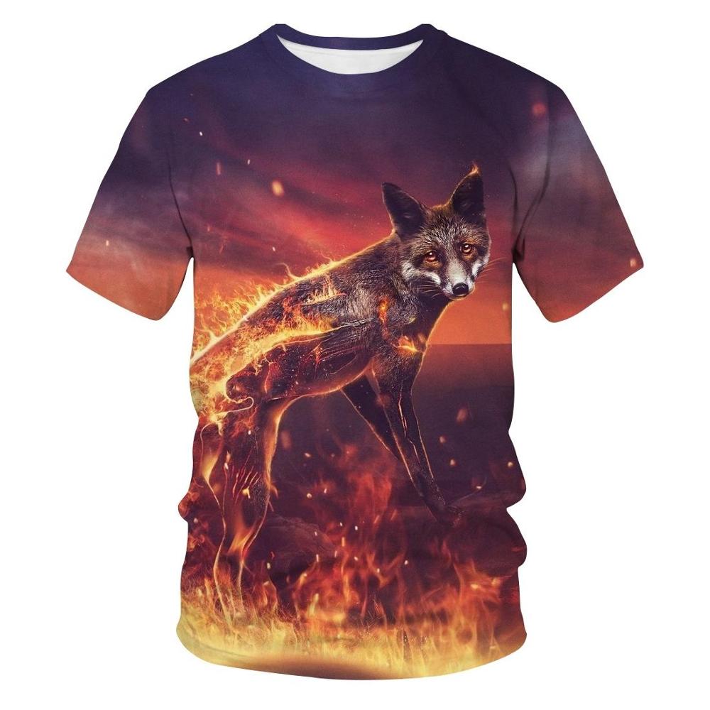 Tee shirt Renard de feu